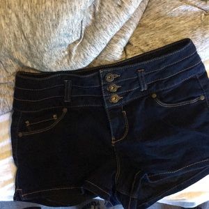 Blue Spice Jean Shorts